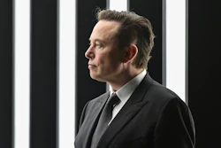 Elon Musk, Tesla CEO, attends the opening of the Tesla factory Berlin Brandenburg in Gruenheide, Germany, March 22, 2022.