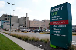 The MercyOne Des Moines Medical Center campus is seen, Thursday, Oct. 6, 2022, in Des Moines, Iowa. Diverted ambulances. Cancer treatment delayed. Electronic health records offline. These are just some of ripple effects of an apparent cyberattack on the major nonprofit health system that disrupted operations throughout the U.S.