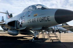 The F101B Voodoo is displayed at the Air Mobility Command Museum at Dover Air Force Base in Dover, Del., on Oct. 22, 2022.