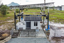 The first 3D printed home in Borneo.