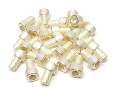 Silver plated fasteners can be impractical to obtain overseas when the volumes are low or the cost too high, and are best sourced from domestic distributors.