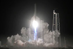 Northrup Grumman's Antares rocket lifts off the launch pad at the NASA Wallops Flight Facility Monday, Nov. 7, 2022, in Wallops Island. Va.
