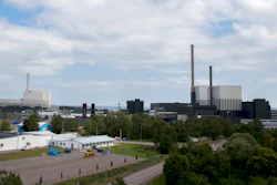 A view of the Oskarshamn nuclear plant 03, left, and O2 and O1, right, in Oskarshamn, Sweden, on Aug. 5, 2015.