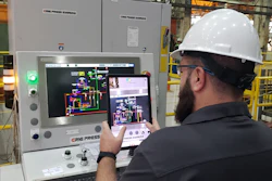 An operator/maintenance technician can quickly initiate resolution with an AR connection session like that from Ajax/CECO/Erie Press and then communicate with a press expert who will guide them through troubleshooting – often within minutes.