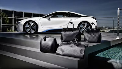BMW and Louis Vuitton share over 215,000 followers on Twitter, which suggests their partnership with a line of luxury luggage is a good match.