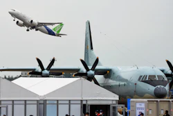 China's domestically made C919 passenger jet takes off during the 14th China International Aviation and Aerospace Exhibition in Zhuhai in southern China's Guangdong province, Tuesday, Nov. 8, 2022.