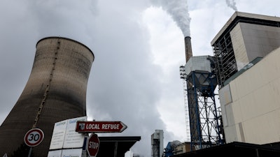 View of the coal-fired power station Tuesday, Nov. 29, 2022 in Saint-Avold, eastern France.