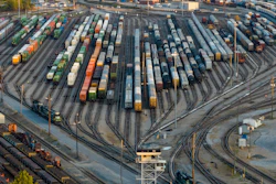 A Norfolk Southern rail yard in Atlanta, Sept. 14, 2022.