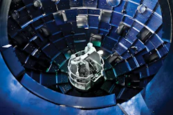 The target chamber at the National Ignition Facility has been the site of a number of breakthroughs in fusion physics.