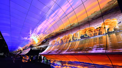 The LG OLED Horizon at CES 2023.