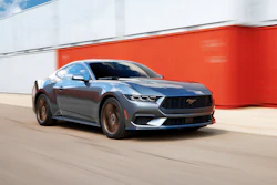 This photo provided by Ford shows the 2024 Ford Mustang, a muscle car that might be the last V8-powered Mustang from the brand.