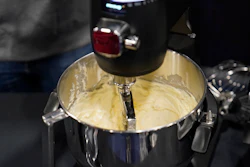The GE Profile Smart Mixer with Auto Sense on display during CES Unveiled, Las Vegas, Jan. 3, 2023.
