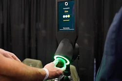 An exhibitor demonstrates the OneThird avocado ripeness checker during CES Unveiled, Jan. 3, 2023, Las Vegas.