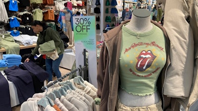 A display in the Westfield Garden State Plaza shopping mall, Paramus, New Jersey, December 17, 2022.
