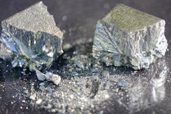 Refined tellurium is displayed at the Rio Tinto Kennecott refinery, May 11, 2022, in Magna, Utah.