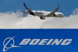 In this June 17, 2019, file photo, an Airbus A 350 - 1000 performs a demonstration flight at Paris Air Show in Le Bourget, east of Paris, France. The owner of Air India announced a deal Tuesday Feb.14, 2023 to buy 250 Airbus jets, including A350 wide-body planes and A320neo single-aisle planes in a deal worth billions of dollars. Air India, owned by Tata Group, is reportedly considering a similar order for Boeing as part of expansion efforts.