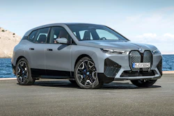 This photo provided by BMW shows the 2022 BMW iX, an all-electric SUV with an EPA-estimated range of up to 324 miles.