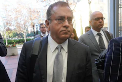 Ramesh 'Sunny' Balwani, the former lover and business partner of Theranos CEO Elizabeth Holmes, arrives at federal court in San Jose, Calif., on Dec. 7, 2022.