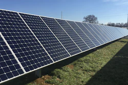 A TotalEnergies solar array.