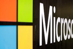 The Microsoft company logo is displayed at their offices in Sydney, Australia, on Wednesday, Feb. 3, 2021.