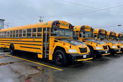 Boston Public Schools put its first 20 Blue Bird Vision electric school buses into service.