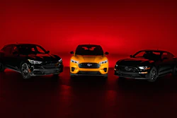 The 2022 Mustang EcoBoost Fastback, 2023 Mustang Mach-E Premium and Mustang Mach-E GT Performance Edition Nite Pony Package.