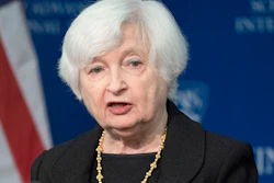 Treasury Secretary Janet Yellen speaks at Johns Hopkins University School of Advanced International Studies, Washington, April 20, 2023.