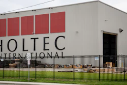 Materials lie outside a Holtec International facility in Camden, N.J., on June 18, 2019.