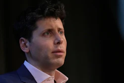 OpenAI's CEO Sam Altman, the founder of ChatGPT and creator of OpenAI speaks at University College London, as part of his world tour of speaking engagements in London, Wednesday, May 24, 2023.