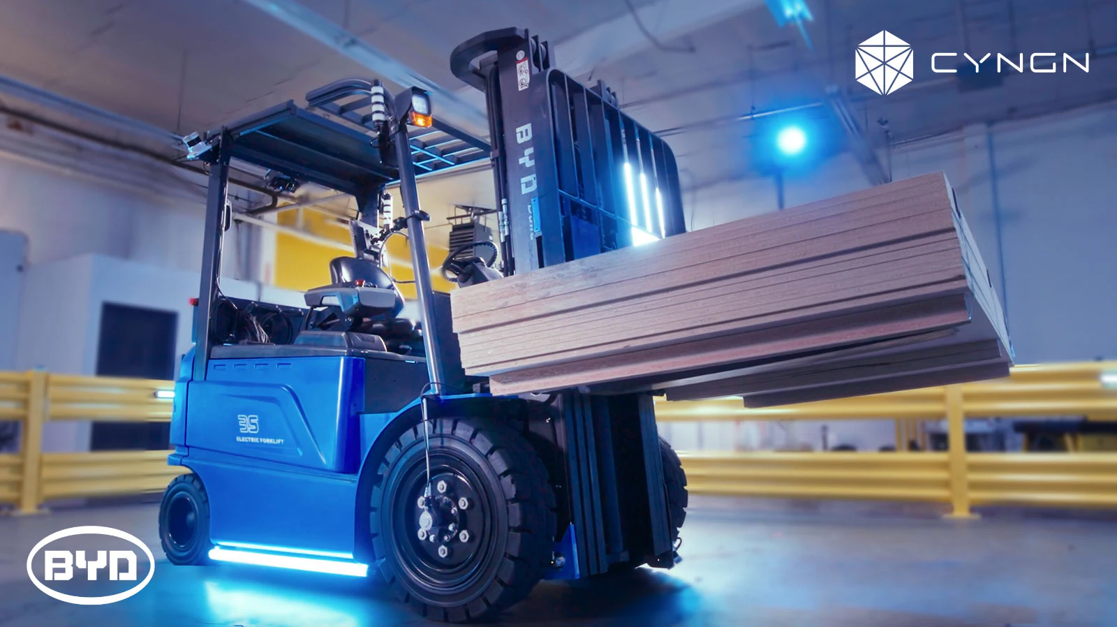 BYD, Cyngn Show Off AI-Powered Autonomous Forklift - Vimarsana News