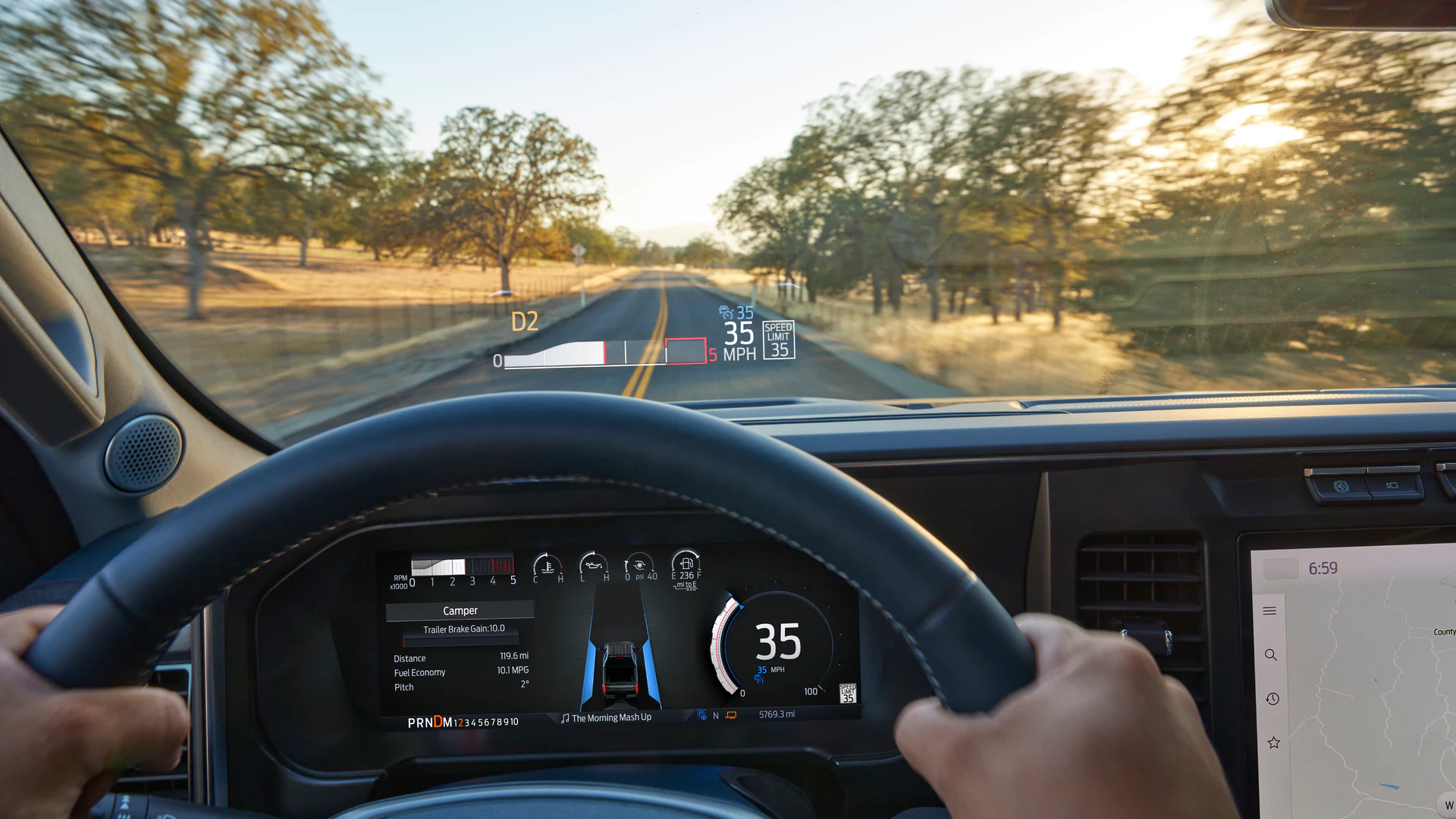 Ford Says New Super Duty Heads-Up Display Inspired by Fighter Jets - Vimarsana News