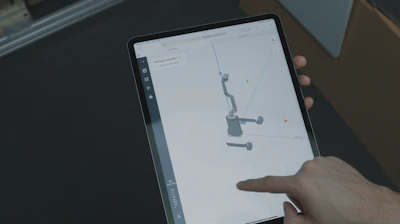 D:PLOY frees integrators from tedious robot deployment tasks. In the palletizing application shown here, integrators can define the cell boundaries in a few simple steps and D:PLOY automatically generates the robot motion, while ensuring collision free movement.