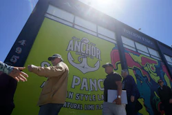 People in line outside Anchor Public Taps in San Francisco, July 13, 2023.