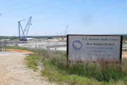 Construction is well underway for two new nuclear reactors at the V.C. Summer Nuclear Station in Jenkinsville, S.C. on Monday, April 9, 2012.