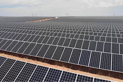 A solar farm is seen west of Rio Rancho, N.M., on June 15, 2021. Singapore-based Maxeon Solar Technologies plans to build a major solar panel manufacturing plant in Albuquerque, pending approval of a loan application with the U.S. Department of Energy, the company announced Thursday, Aug. 10, 2023.