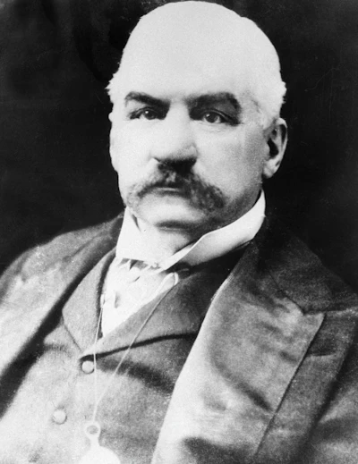Banker, philanthropist and founder of U.S. Steel, J.P. Morgan, Sr., is shown in New York City in 1904. With two bidders revealed in a matter of days and more in the wings, United States Steel Corp. seems poised to be purchased by a competitor sooner than later.