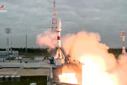 In this photo taken from video and released by Roscosmos State Space Corporation, the Soyuz-2.1b rocket with the moon lander Luna-25 automatic station takes off from a launch pad at the Vostochny Cosmodrome in the Russia's Far East, on Friday, Aug. 11, 2023.
