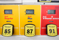 The per-gallon price is displayed electronically at the pump of a Shell station Wednesday, July 5, 2023, in Englewood, Colo. The national average for gas prices stood at about $3.78 a gallon on Tuesday — about 25 cents higher than that seen one month ago, according to motor club AAA.