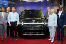 Alabama Governor Kay Ivey and local officials join Hyundai Motor Manufacturing President and CEO Ernie Kim to announce the company's $290 million investment in Montgomery.