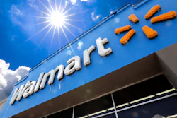 The entrance to a Walmart store is shown on June 25, 2019 in Pittsburgh. Walmart reports earning on Thursday.