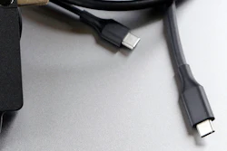 A USB-C cable is pictured in San Jose, Calif. Tuesday, March 10, 2015. Apple is ditching its in-house iPhone charging plug and falling in line with the rest of the tech industry by adopting USB-C, a more widely used connection standard.