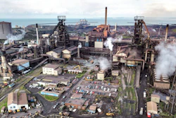 A general view of Tata Steel's Port Talbot steelworks in south Wales where workers are facing huge job losses following an expected announcement by the Government about a deal to decarbonize the company's UK operations, on Friday Sept. 15, 2023.