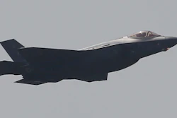 A Lockheed Martin F-35 Lightning II performs a demonstration flight at the Paris Air Show, in Le Bourget, east of Paris, Tuesday, June 20, 2017.