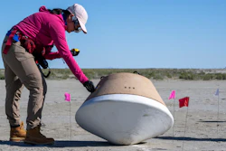 In this photo provided by NASA, recovery teams participate in field rehearsals to prepare for the retrieval of the sample return capsule from NASA's OSIRIS-REx mission at the Department of Defense's Utah Test and Training Range on Aug. 29, 2023.