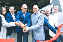 Ferndale Campus opening event (from left to right) Gina Stark, John LaGourgue, Governor Jay Inslee, William Trainer, Farid Ahmad, Satpal Sidhu, Mark Hope