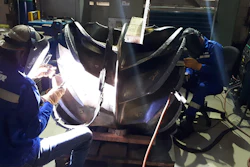 Specialist welding processes were used to clad the blade tips with corrosion resistant material, ensuring an optimum repair.