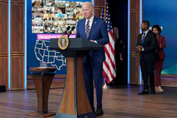 President Joe Biden walks to the podium during an event on the economy in the South Court Auditorium of the Eisenhower Executive Office Building on the White House complex, Monday, Oct. 23, 2023.