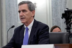 Michael Whitaker, of Vermont, testifies during his nomination to be administrator of the Federal Aviation Administration, Department of Transportation, Oct. 4, 2023, on Capitol Hill in Washington.