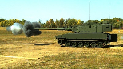 M109 52 Side View Shot