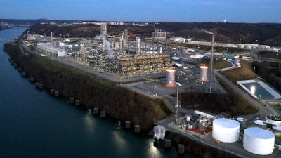 The Shell Ethane Cracker Plant in Monaca, Pa., Nov. 30, 2023.